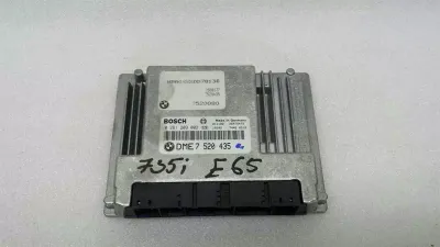 BMW 7 series E65 Engine ECU 7520435 Engine Control Unit DME 735i 745i