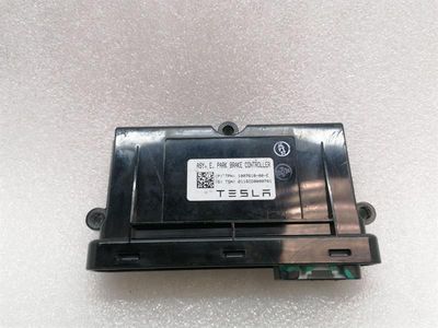 Tesla Model S 90D Electronic Module 1007618-00-E Control Unit Parking Brake
