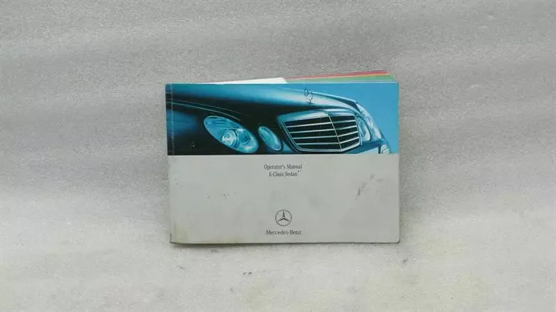 Mercedes E Class W211 Manual Service Booklet Car Maintenance Manual