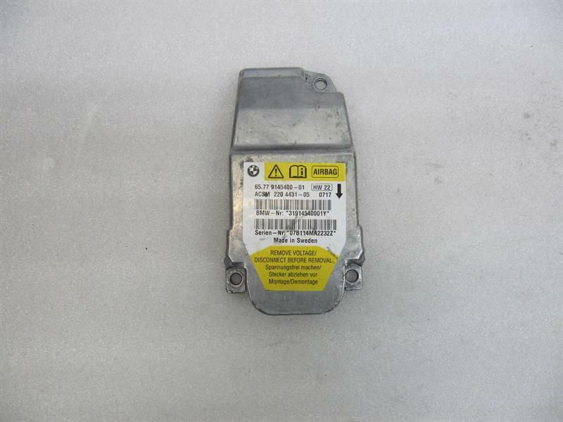BMW 6 Series E63 Safety Modules ECU 65779145400-01 Air Control Unit SRS