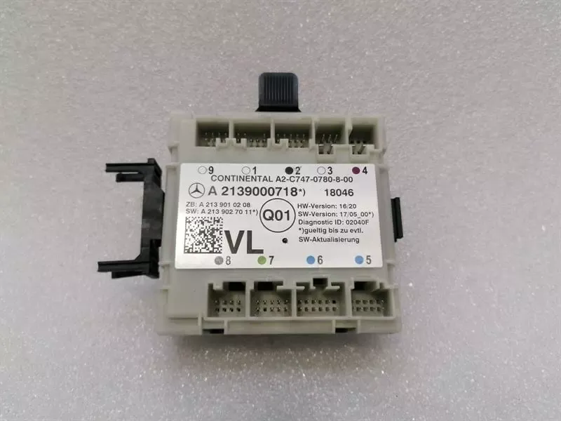 Mercedes S-Class W222 Front Left DOOR Electronic Module A2139000718 Control Unit