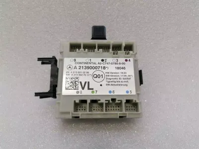 Mercedes S-Class W222 Front Left DOOR Electronic Module A2139000718 Control Unit