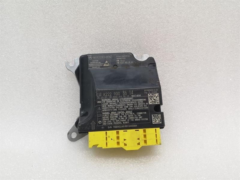 Mercedes S-class W222 Safety Module ECU A2229008614 Air Control Unit SRS