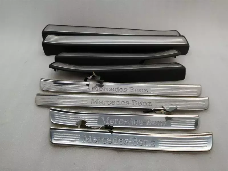 Mercedes S-Class W222 Door Sill Set Illuminated A2226800501 Door Sill Trim LED