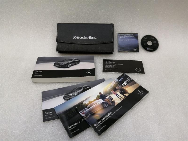 MERCEDES S-class W222 service booklet / Maintenance Handbuch