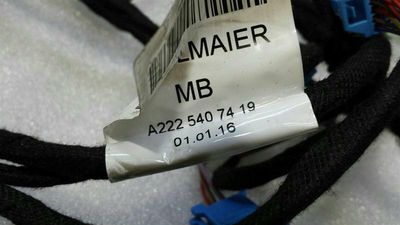 Mercedes S-Class W222 Door Trim Set A2227207302 Door Wood Strip Set LWB LED