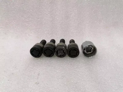 PORSCHE CAYMAN 718 SECRET WHEEL BOLTS SET OF 4