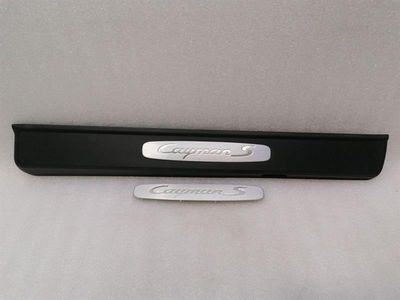 Porsche Cayman S 718 door sill set 9815044671 door entry sill set Cayman S