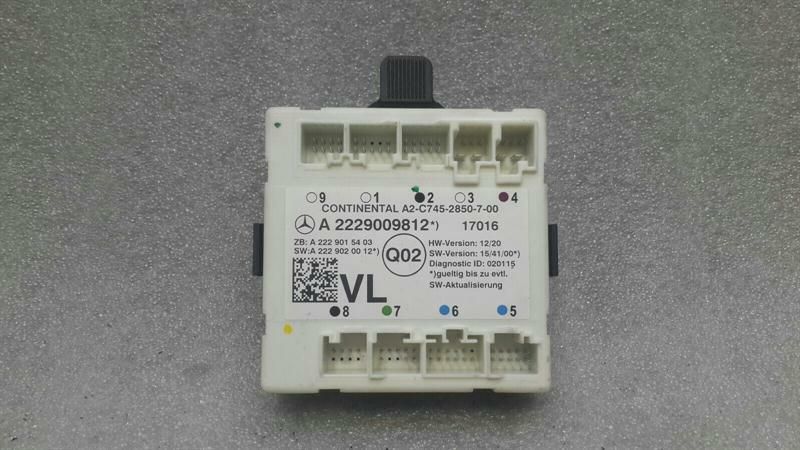 Mercedes C W205 front left door module A2229009812 door control unit rear left