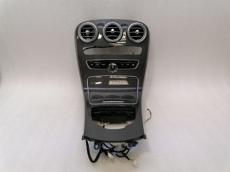 Mercedes C Class W205 Veneer A2056805900 Bar Cover High Gloss Carbon