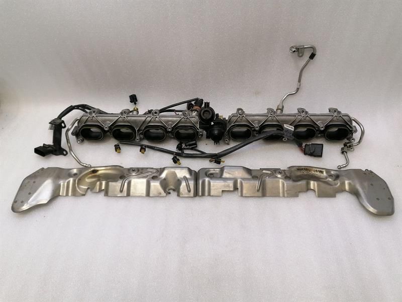 Audi RS5 8T Fuel Rail SET 079133340H Injection Strip Pipe Distributor SET