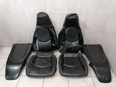 Porsche 911 997 Seat COVERS HEATED 99765310502 Seat LOGO COAT OF ARMS HEATED 12 WAY