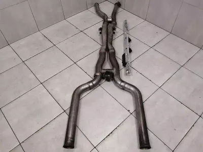 MERCEDES C63 AMG W205 EXHAUST SILENCER A2054906401 EXHAUST X PIPE M177 V8