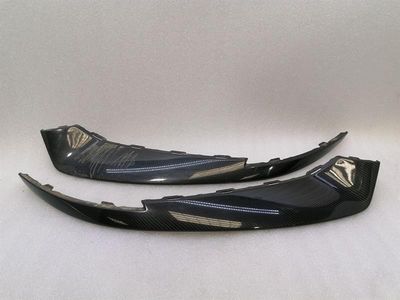 Porsche Taycan 9J damaged front spoiler carbon front set damaged 9J1807819