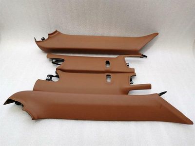 PORSCHE 911 991 99155545601 CINNAMON BROWN LEATHER A-PILLAR SET EXCLUSIVE CONVERTIBLE SET