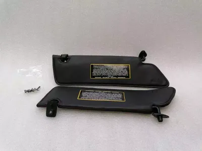 Ferrari 360 F131 Alcantara / Leather Sun Viewfinder Set 658792 RIGHT HANDLE RHD