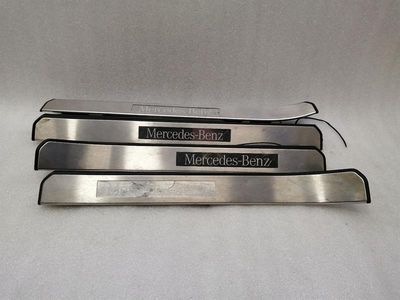 Mercedes S-Class W221 Door Sill A2216800235 Entry Bar Set LWB LED MOP