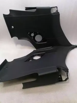 Porsche 911 991 99155547401 1/4 panels set leather convertible rear bezel