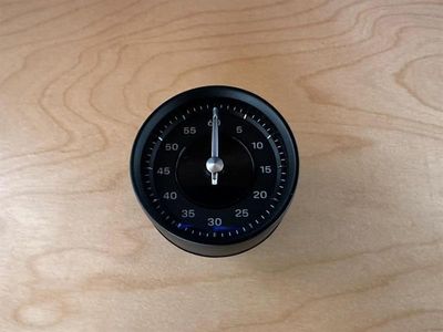 Porsche Carrera 911 992 Time Clocks 992919203AD Clock Analogue Sport Chrono