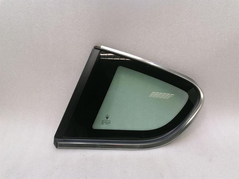 Maserati Granturismo M145 Left Rear 1/4 Glass 80088300 Door Window 1/4 Rear LH