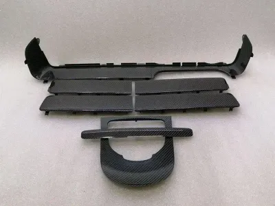 MERCEDES G-CLASS W463A W464 18-24 G63 AMG VENEER A4636808405 2A82 CARBON RHD SET