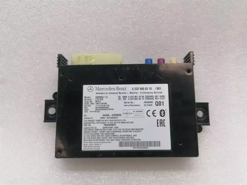 Mercedes CL W217 electronic module A2229006315 control unit LTE telematics