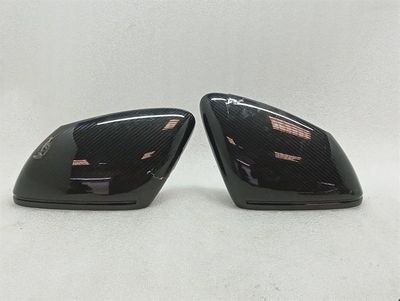 Porsche 911 992 Rear View Mirror Covers 992857527J Carbon with Defects RHD