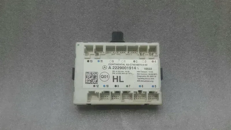 Mercedes S-Class W222 RLH door module A2229001914 door control unit rear left