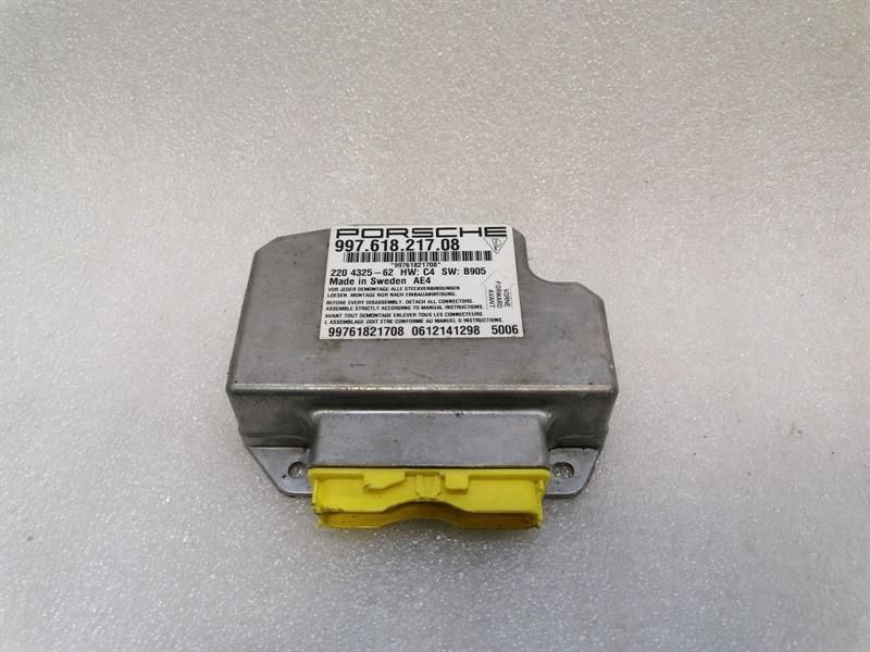 Porsche Cayman 987 Safety Module ECU 99761821708 Air Control Unit SRS