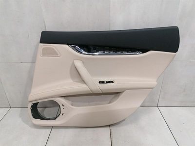 Maserati Quattroporte VI M156 door card rear right sand door panel rear re