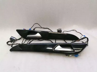 Mercedes GLS X166 rear door veneer A1667301622 door wooden strip rear set