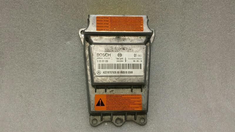 Mercedes S-Class W221 Safety Module ECU A2218707626 Air Control Unit SRS