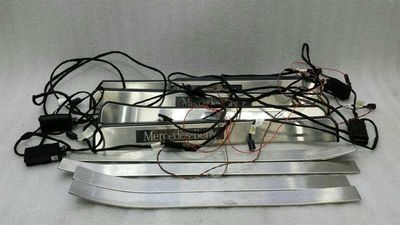 Mercedes S-Class W221 Door Sill A2216800235 Entry Bar Set LWB LED MOP