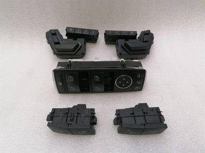 Mercedes E Class W212 seat + window switch set A2128700710 seat switch set