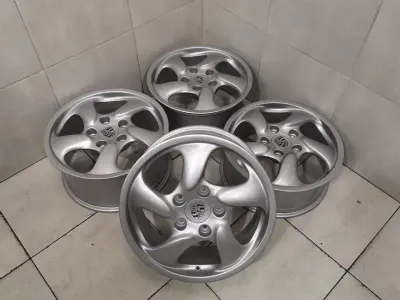 Porsche Boxster 986 Alloy Wheel Set 98636212400 Alloy Rim 8.5JX17 and 7Jx17