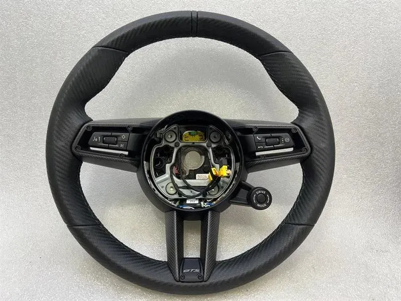 Porsche 992 manual steering wheel steering wheel all carbon leather manual transmission GTS