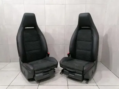Mercedes CLA C117 SEATS SPORT AMG PACK ALCANTARA SEATS BLACK BLACK ELECTRIC