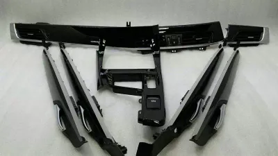 BMW X1 F48 air vent veneer set black 9332243 strip RHD RIGHT HAND DRIVE