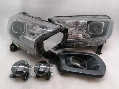 Ford Ranger P375 MK4 Head Light JB3B-13E015-AA Headlights 19-22 LED SET RHD