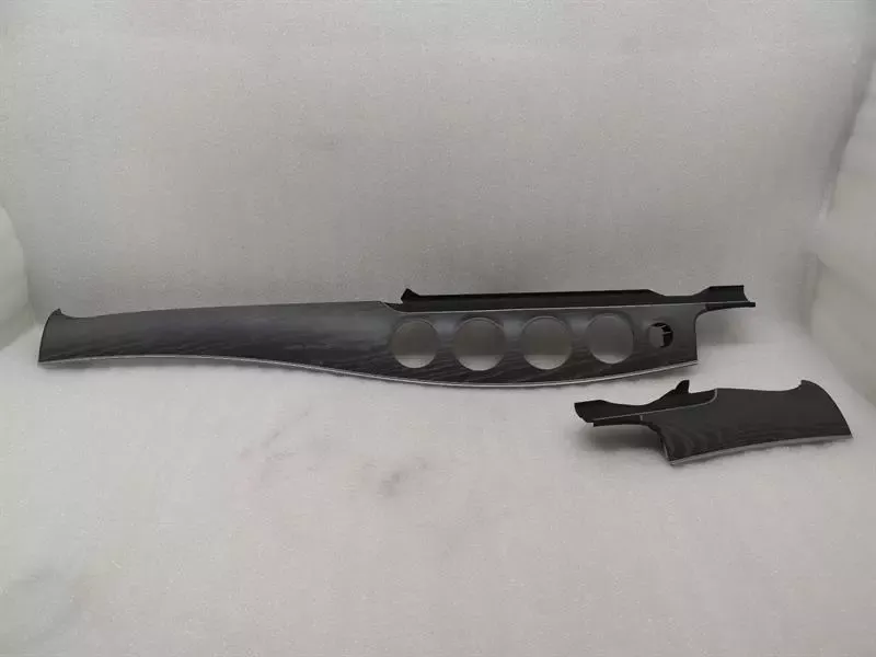 Mercedes CLS W257 Veneer A2576806000 Cover Silver Open-Grained Ash Wood RHD