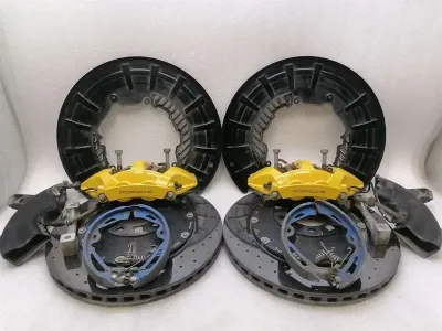 Porsche Taycan 9J brake caliper 9J1615404AF REAR brake caliper carbon PCCB 971