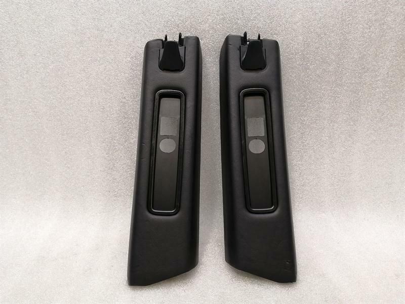 Porsche 911 996 Targa B Post Cover Dark Blue B Willow Trim LEATHER Set