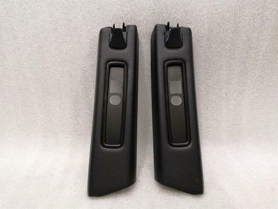 Porsche 911 996 Targa B Post Cover Dark Blue B Willow Trim LEATHER Set