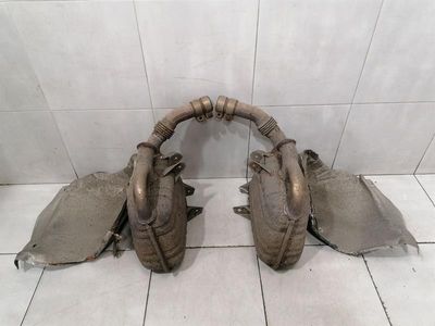 Porsche 911 996 exhaust silencer set 99611113257 exhaust muffler set