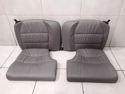 Porsche 911 996 rear seatpad set 9965225216 rear seat leather grey