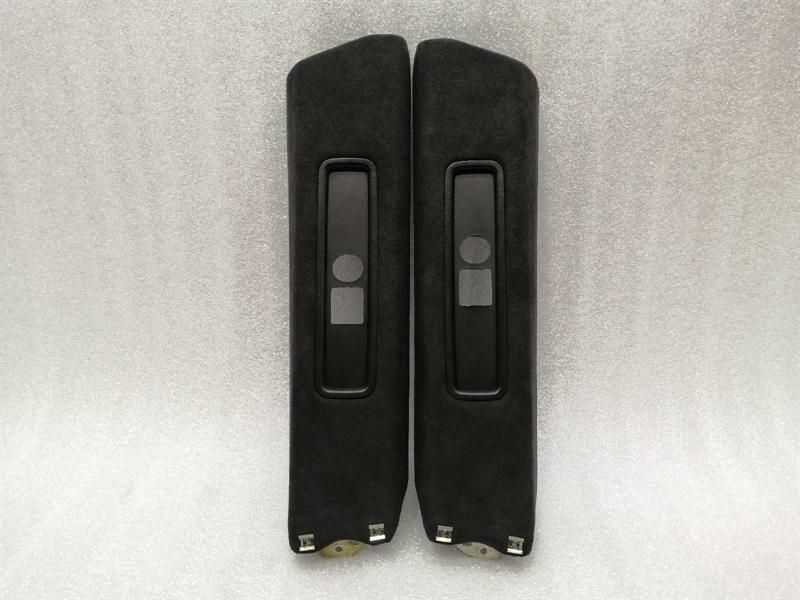 PORSCHE 911 996 TURBO COUPE ALCANTARA B PILLAR TRIM SET EXCLUSIVE CXX