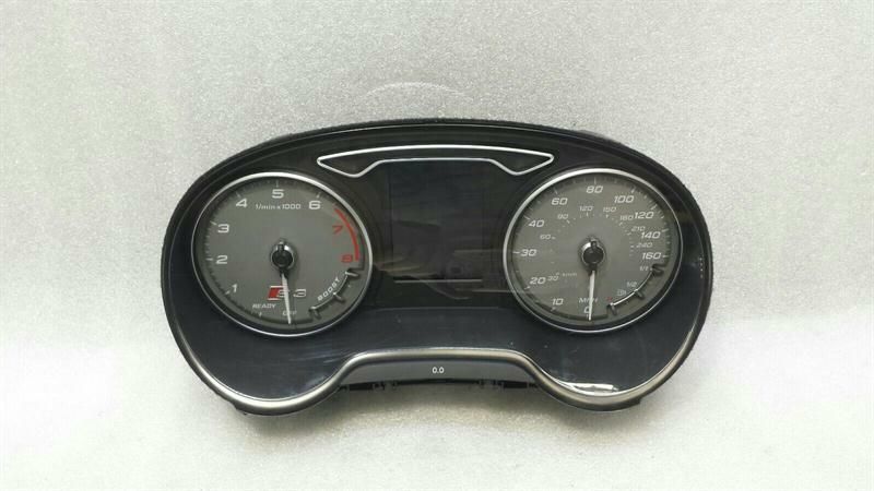 Audi S3 8V Instrument Cluster 8V0920972A Speedometer MPH 2.0 TFSI