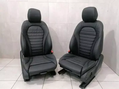 Mercedes EQC400 EQC N293 SEATS LEATHER A20591049279E43 seats front heated