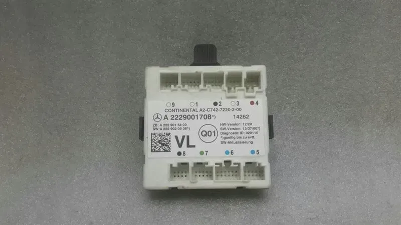 Mercedes C Class W205 FLH Door Module A2229001708 Door Control Unit Front Left.