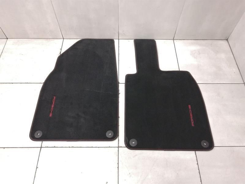 Porsche Boxster 718 floor mats 98155161309 floor mats RHD RIGHT HAND DRIVE RED RED